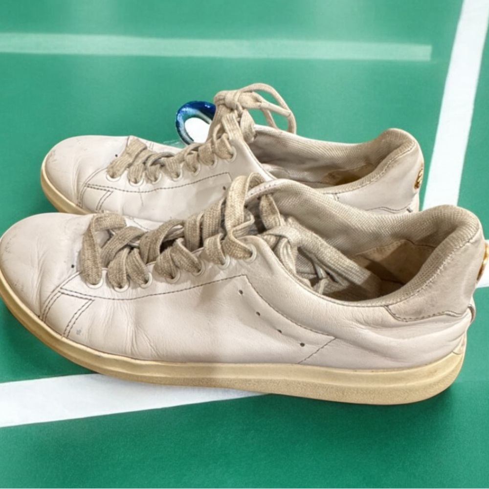 Tory Burch howell court calf Leather Sneakers size 7